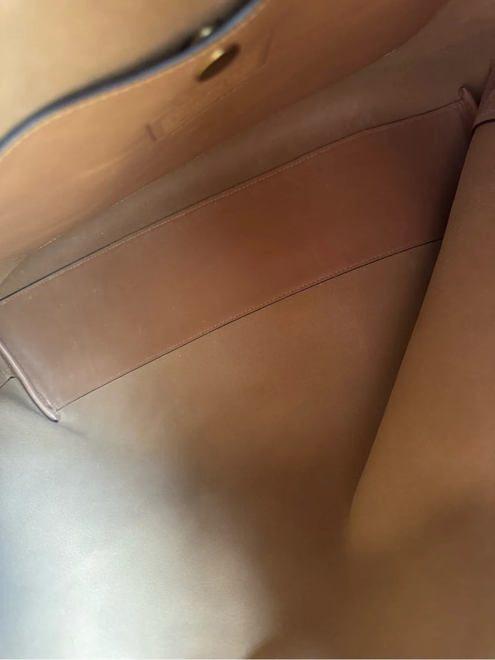 COACH Brooklyn 39 Honey Brown Leather